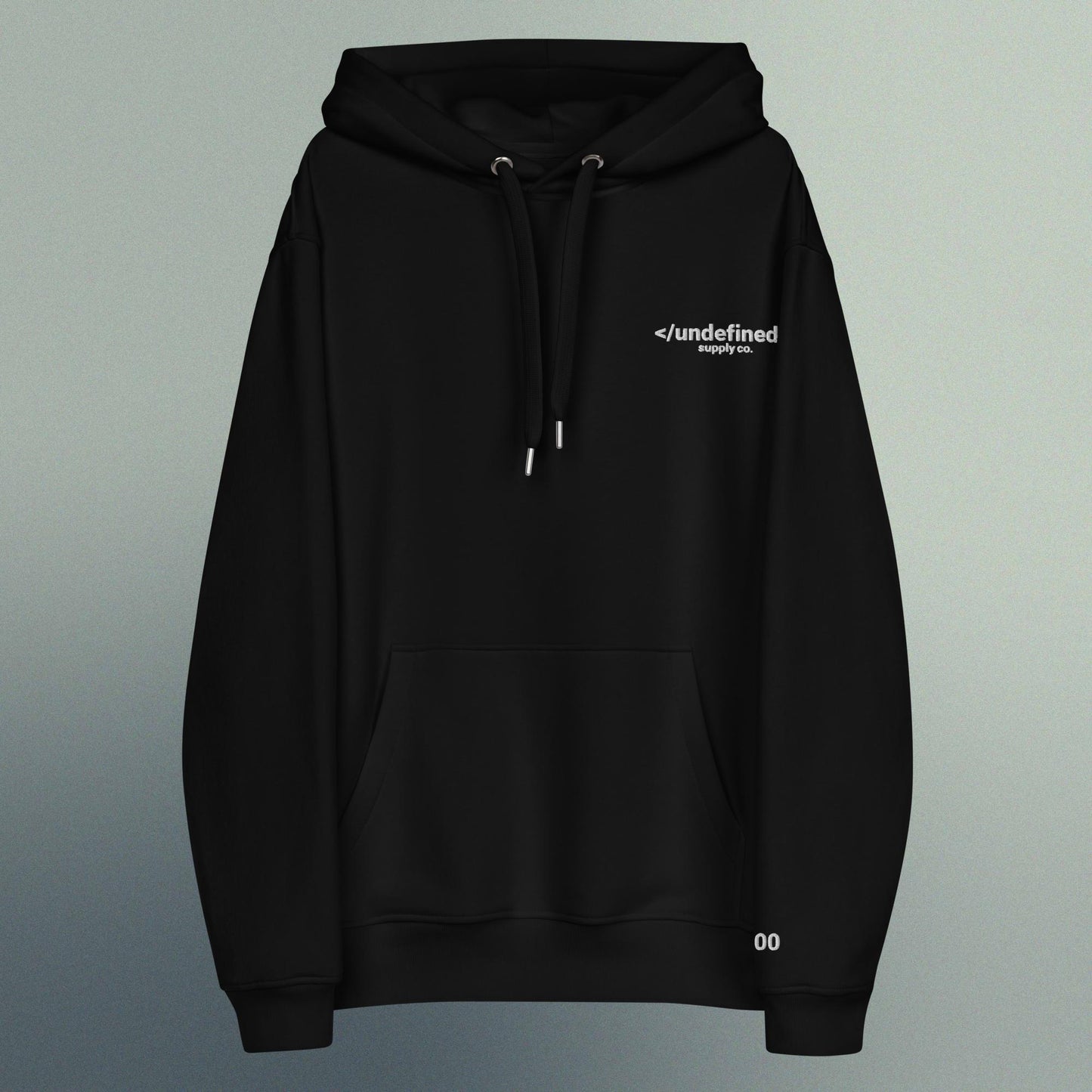 Hoodie | Embroidered White