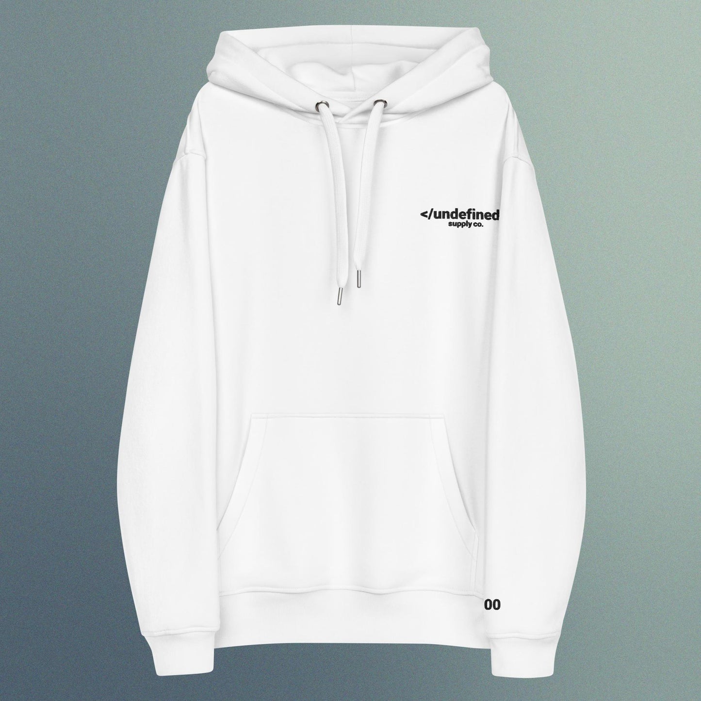 Hoodie | Embroidered Black