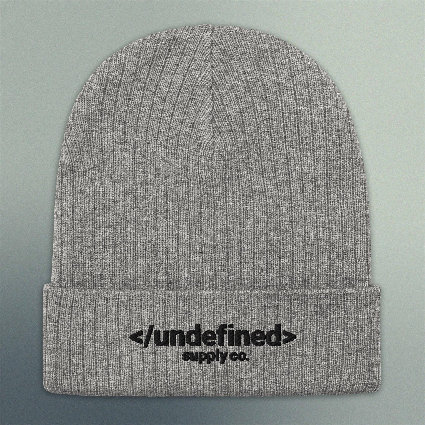Gorro | Negro bordado