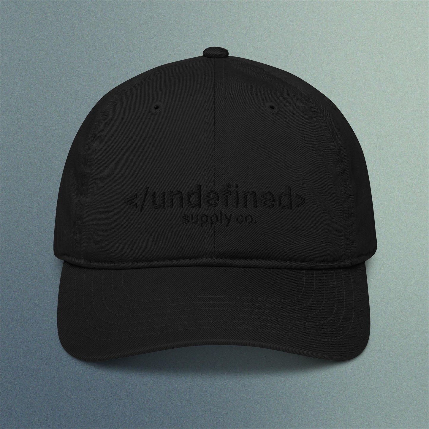 Hat | Embroidered Black