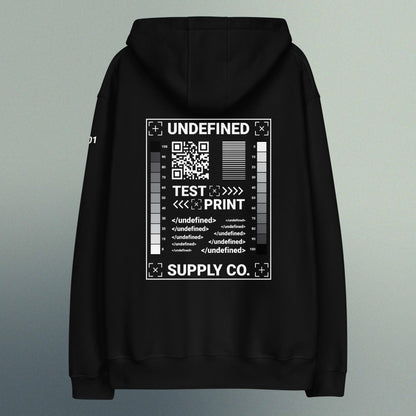 Hoodie | Test Print Black